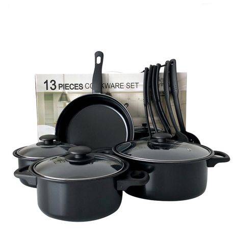 13 Piece Cookware Set Non-Stick
