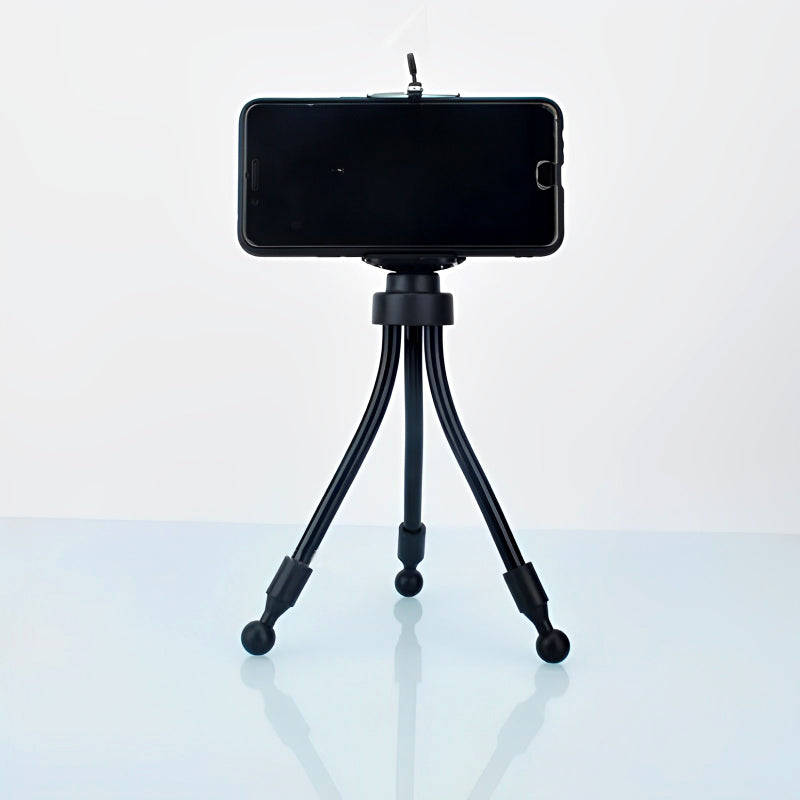 Mini Portable Flexible Universal Tripod With Clip Mount Holder For Mobile Phones