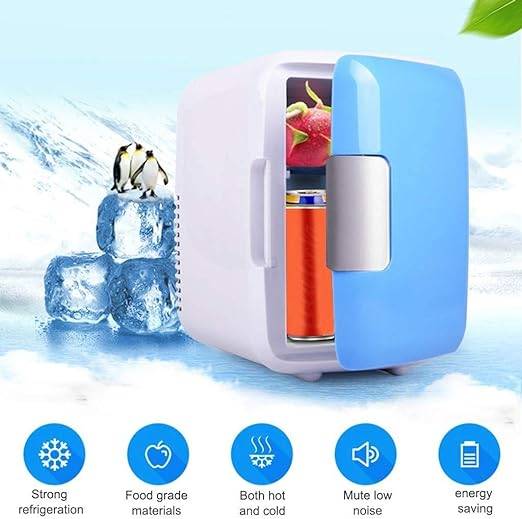 Mini Fridge, Personal Fridge Cooler and Warmer, Electric Cooler Warmer Portable Car Fridge Thermoele