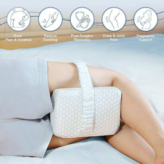 Cooling Knee Pillow for Side Sleepers