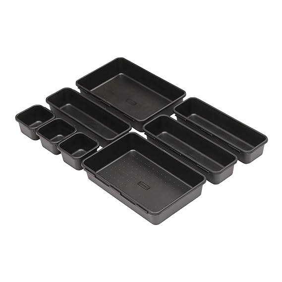 Essentials Interlocking Drawer Organizer Set of 8 Divider
