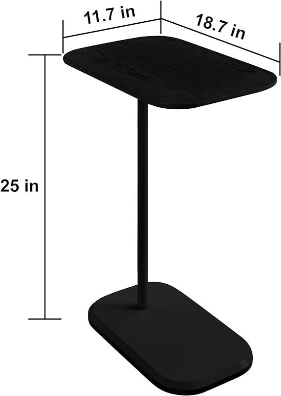 WOODEEM C-Shaped End Table
