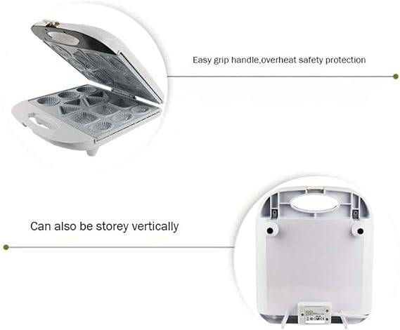 Electric Biscuit Maker, Cake Snack Cookie Machine, Non Stick Mold, Creative Quick Breakfast Kitchen