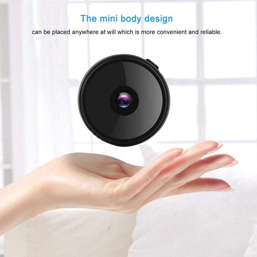 Mini Camera,1080P HD WiFi Mini Sports Camera,Wireless Network 150° Covering Wide Angle DV Night Visi