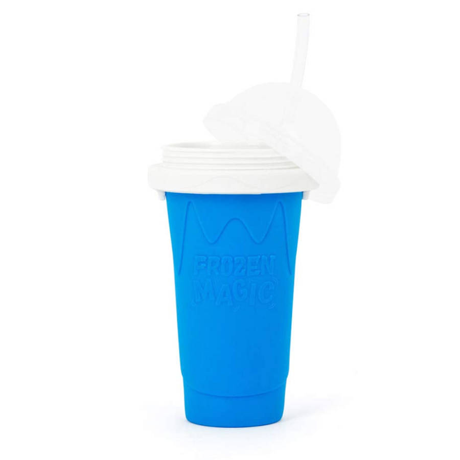 Slushy Maker Cup The Tiktok Frozen Magic Squeeze Cup Double Layer Magic Quick Frozen Smoothies Cup