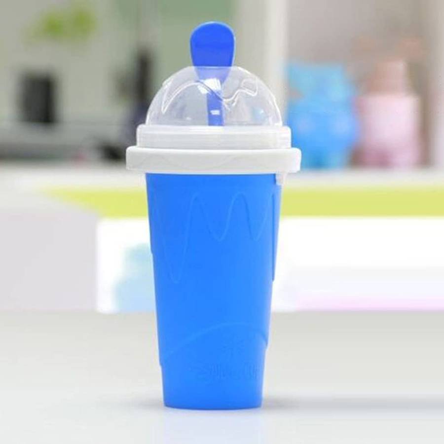 Slushy Maker Cup The Tiktok Frozen Magic Squeeze Cup Double Layer Magic Quick Frozen Smoothies Cup