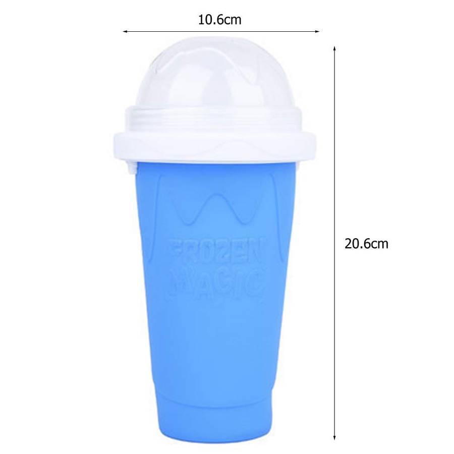Slushy Maker Cup The Tiktok Frozen Magic Squeeze Cup Double Layer Magic Quick Frozen Smoothies Cup