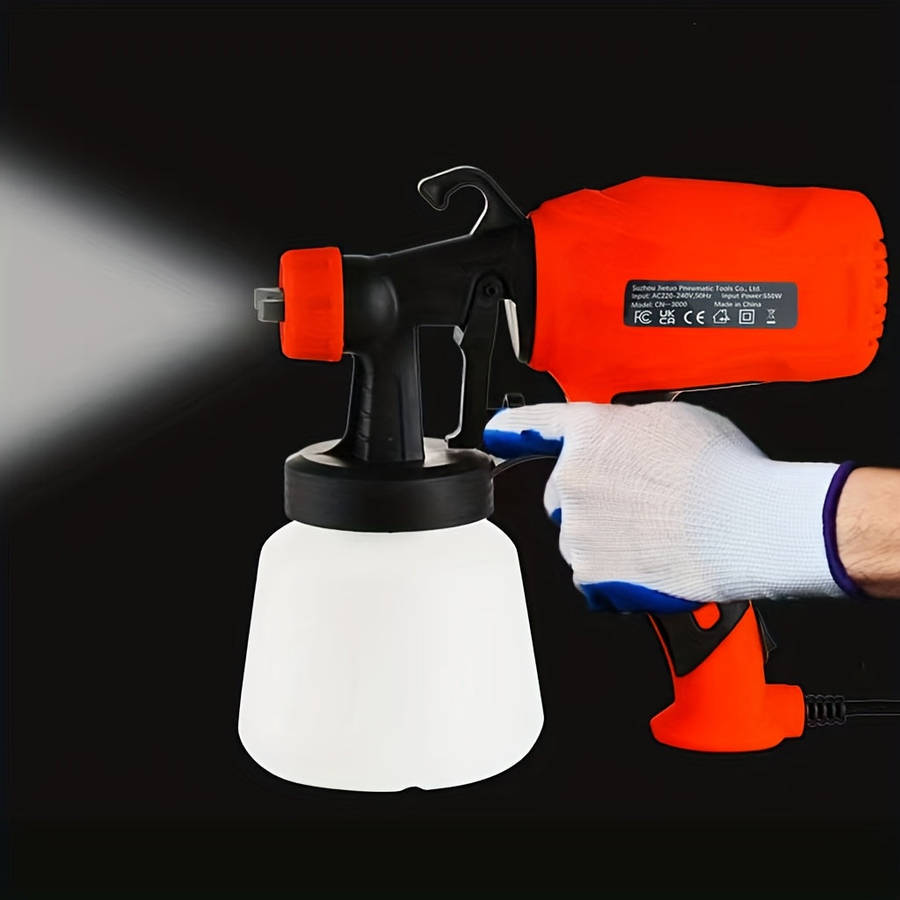 1pc HVLP Spray Gun 220 240V High Volume Low Pressure Paint Sprayer