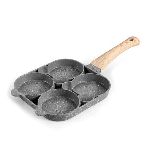 Non Stick Four Hole Omelette Pancake Pan Frying Pan