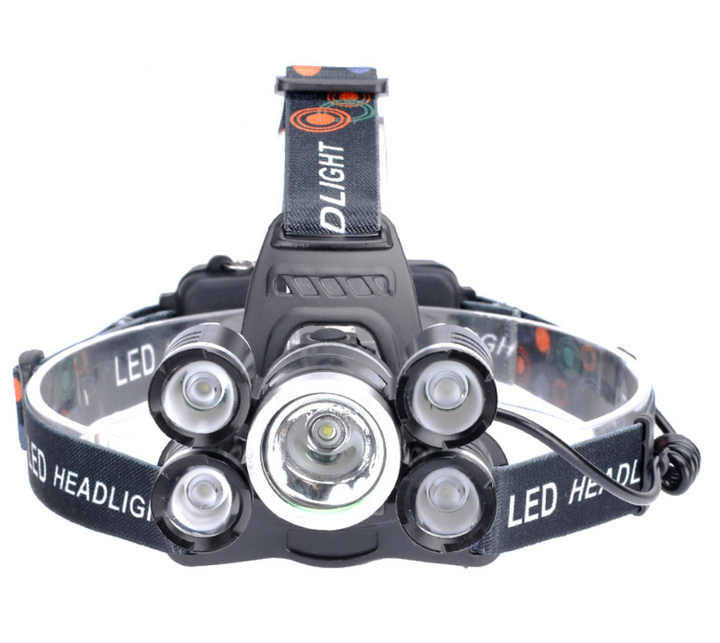 HIGH Power Headlight with 5 LED Rechargeable (B Bright)