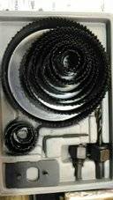 11 PIECE HOLE SAW KIT