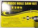 11 PIECE HOLE SAW KIT