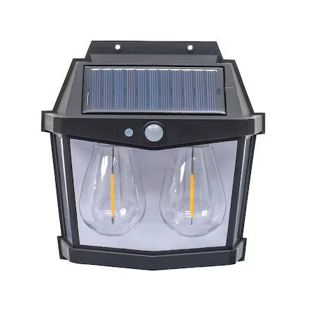 Solar Warm Light Wall Light Led Dual Core Outdoor Lighting