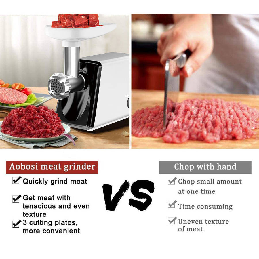Heavy Duty 3 In 1 Sussage Stuffer Automatic industrial Meat Grinder kitchen Household Electric Meat