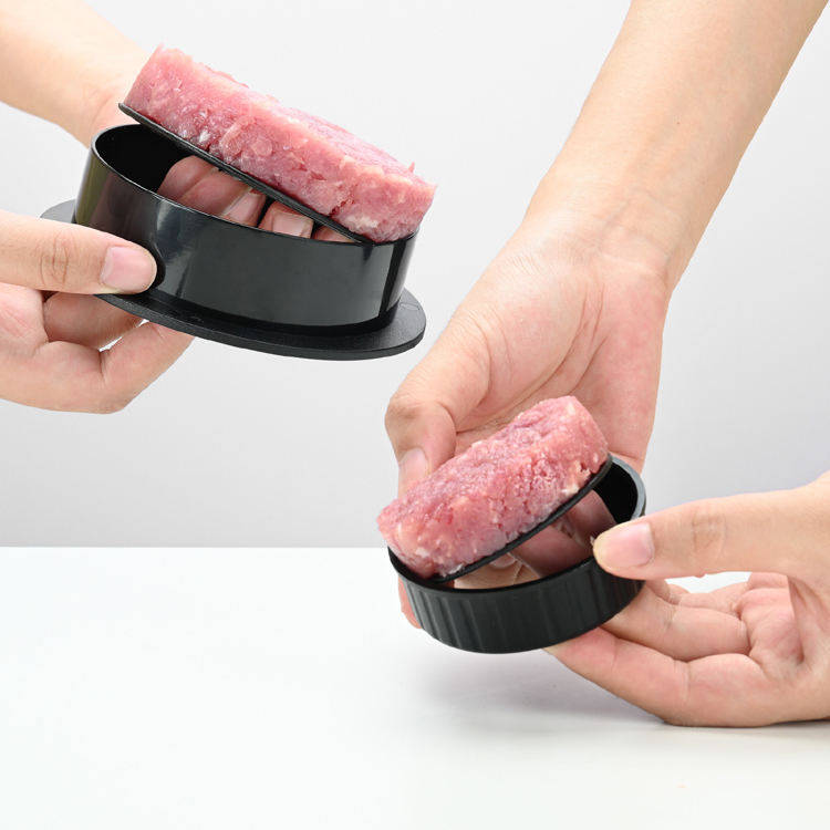 Press Burger 3 in 1 Burger Patty Maker Plastic Manual Stuffed Burger Press