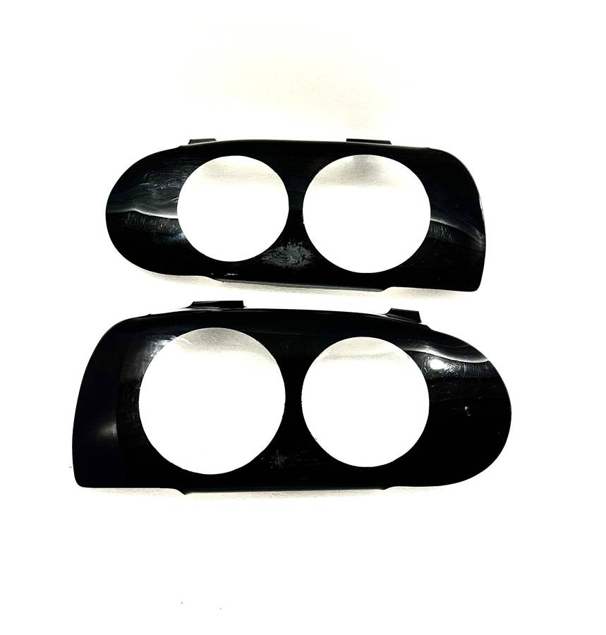 Golf 3 Gloss Black Headlight shields
