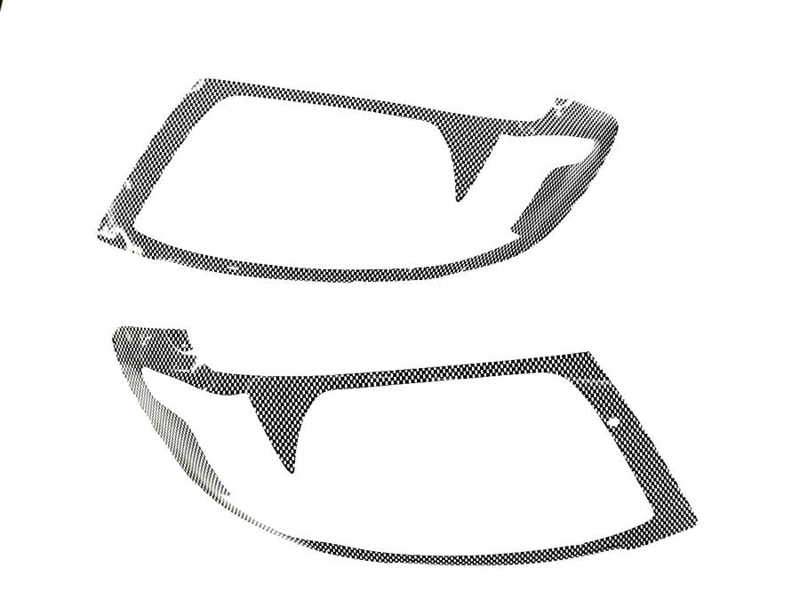 Ford Ranger T6 carbon Headlight shields 12-15