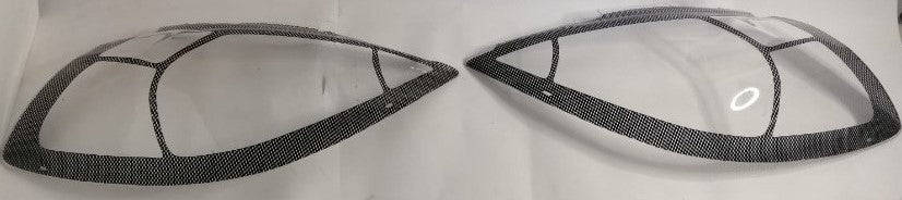 Nissan Tiida carbon headlight shield 06+