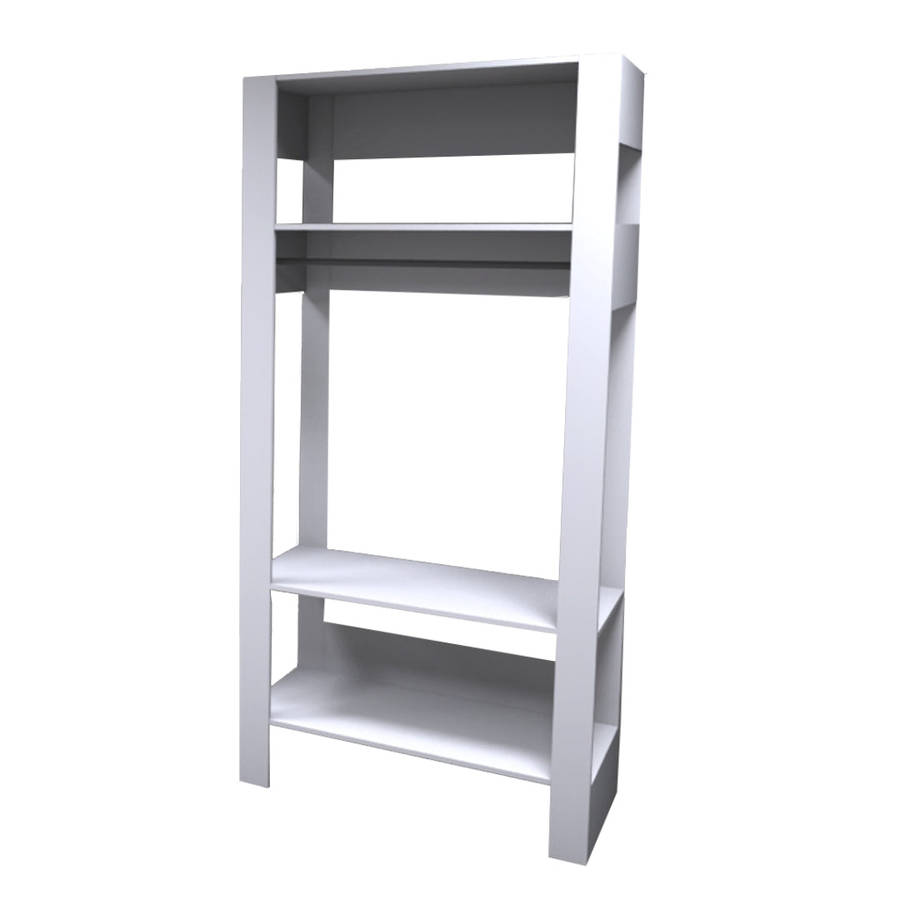 Freestanding Cupboard with Rail and Shelf