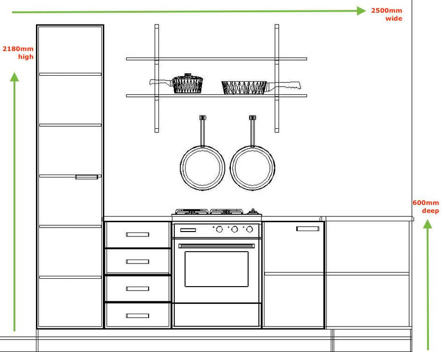 Modern Corner Tia Starter Kitchen