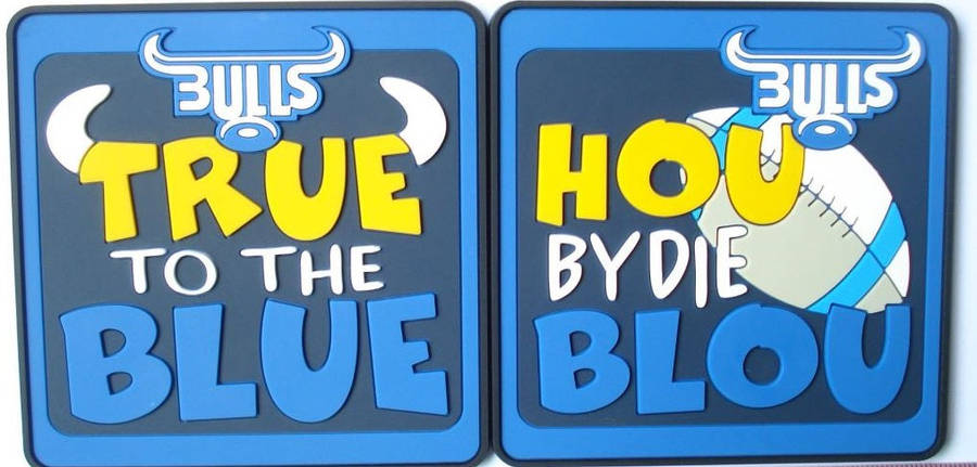 Blue Bulls Coasters (4 Pack)