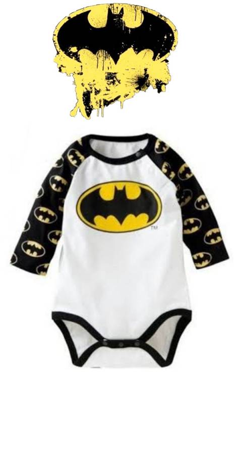 Batman Baby Grower - Long Sleeve - 0/6Months
