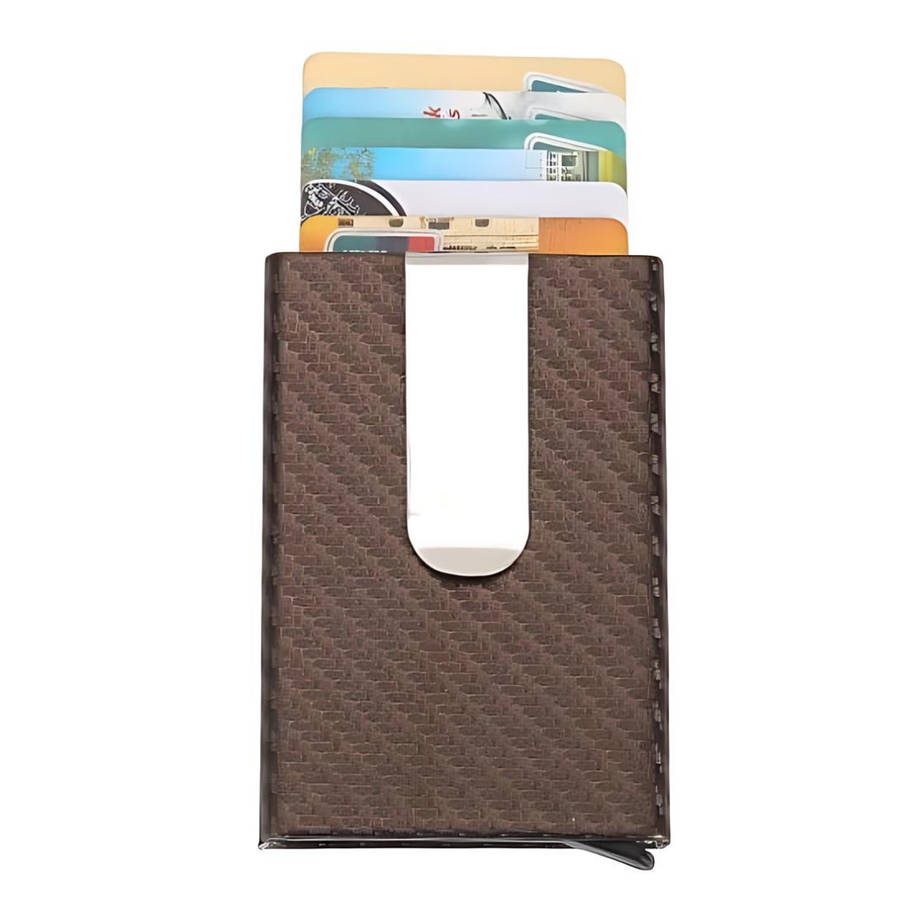 The Carbon Clip Pop Up Wallet