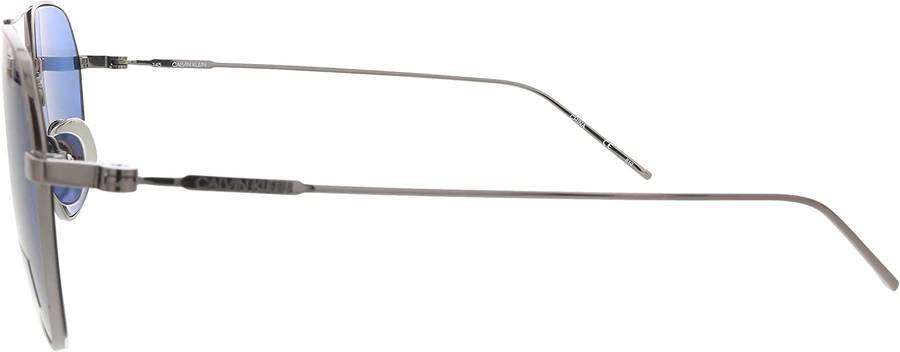 Calvin Klein Men's Dark Gunmetal Square Sunglasses - CK18112S