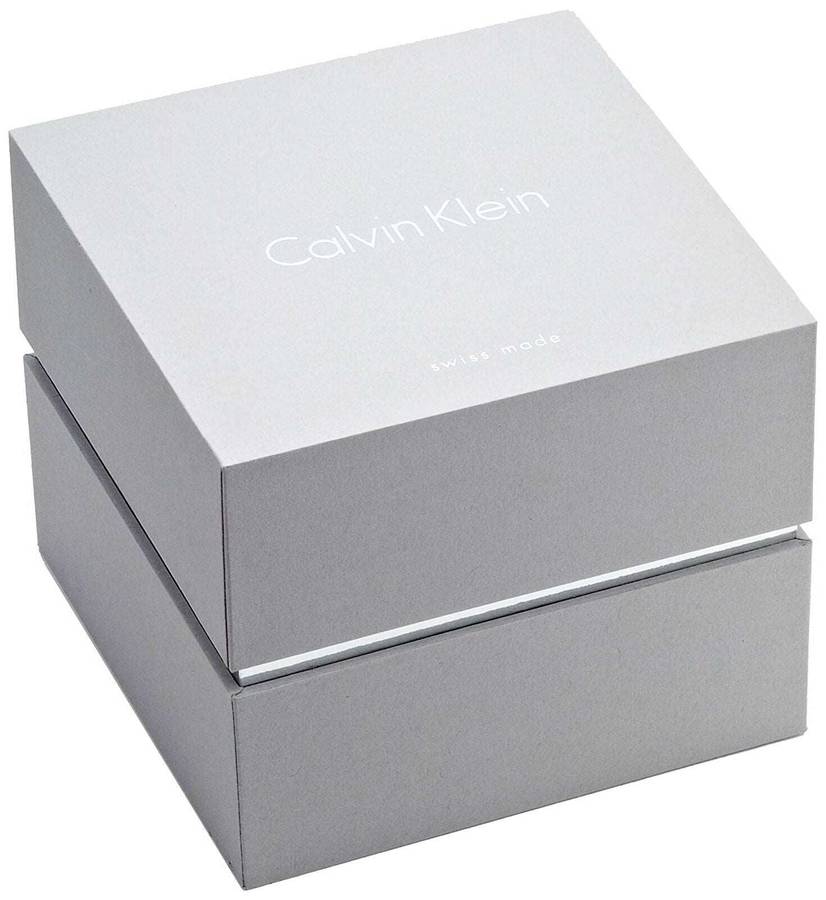 Calvin Klein Women's Squarely 38mm Silver Dial Stainless Steel Watch - K9Q12136