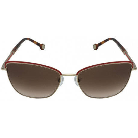 Carolina Herrera Brown Rectangular Ladies Sunglasses - SHE160N-560E-59