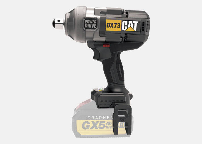 CAT 18V, Cordless 3/4" Impact Wrench, 1700Nm Kit - DX73