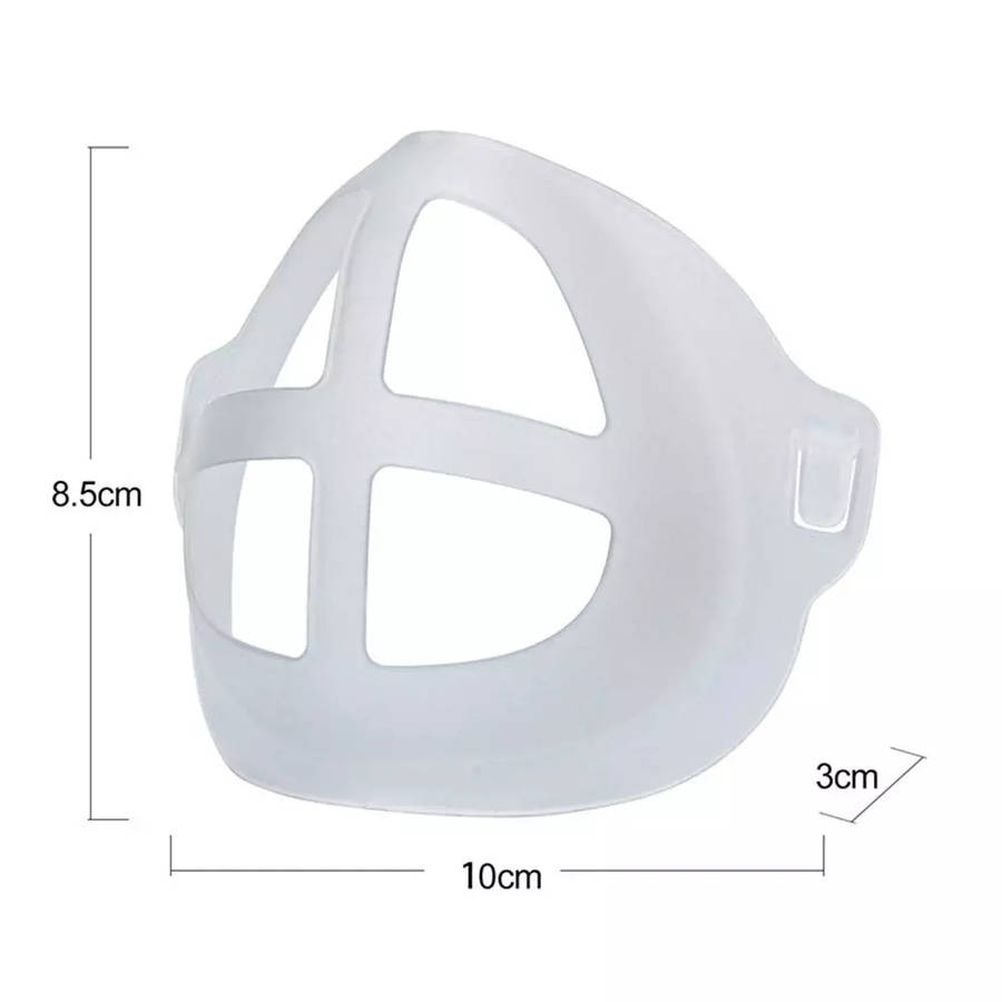 Pack of 4 face brackets for underneath mask