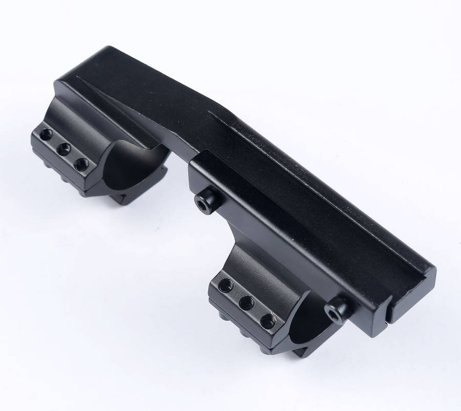 1"/30MM DOVETAIL MOUNT RING, OFFSET WITH PIC. CAPS