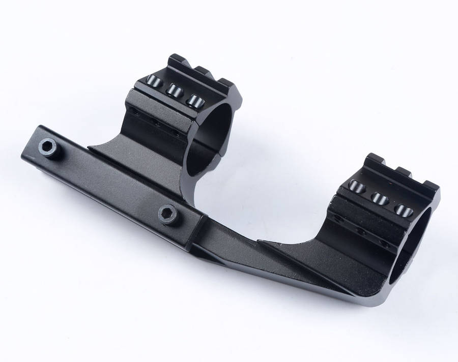 1"/30MM DOVETAIL MOUNT RING, OFFSET WITH PIC. CAPS