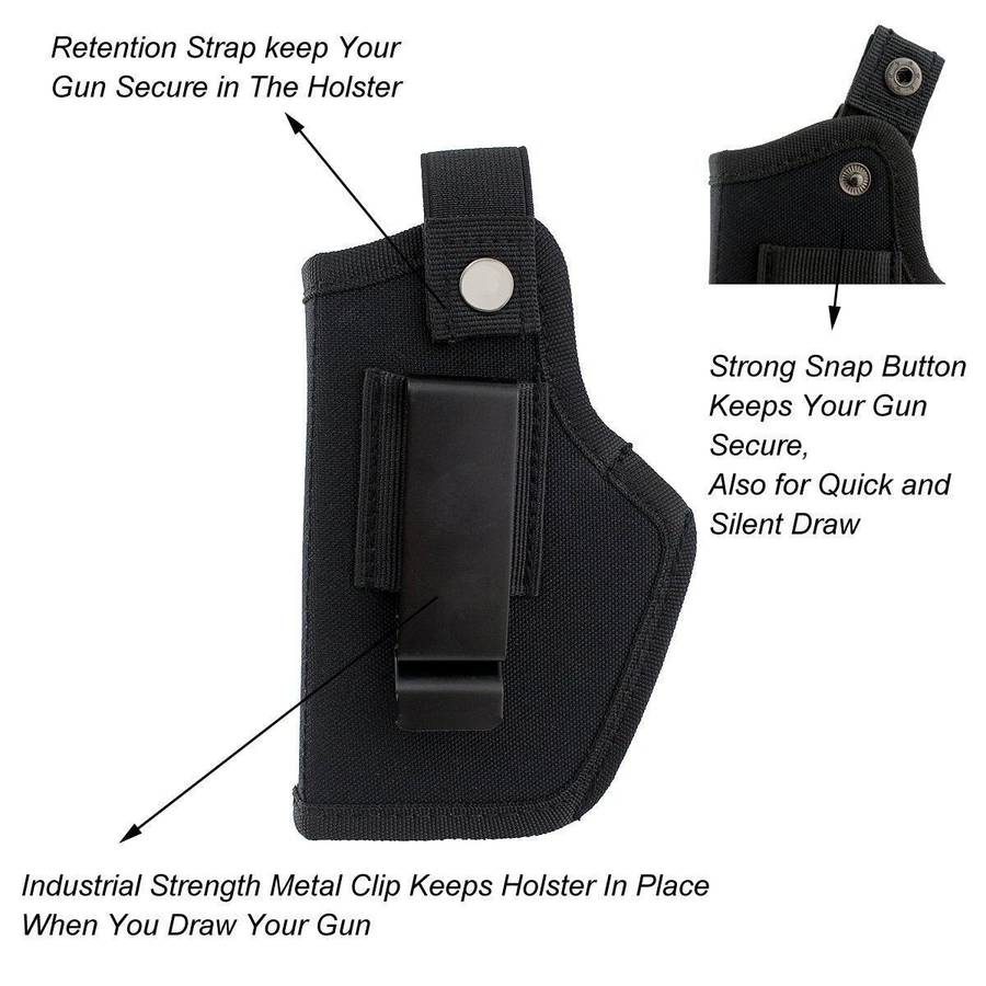 UNBRANDED JD-16 HOLSTER-AMBIDEXTROUS IWB NYLON
