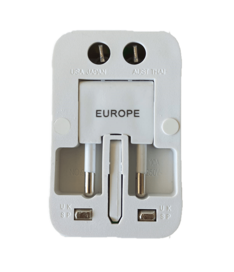 ANDOWL UNIVERSAL TRAVEL ADAPTOR 2A UK/USA/EURO/AUS