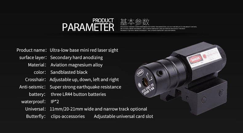 AT UNDERBARREL RED LASER DOT - PICATINNY