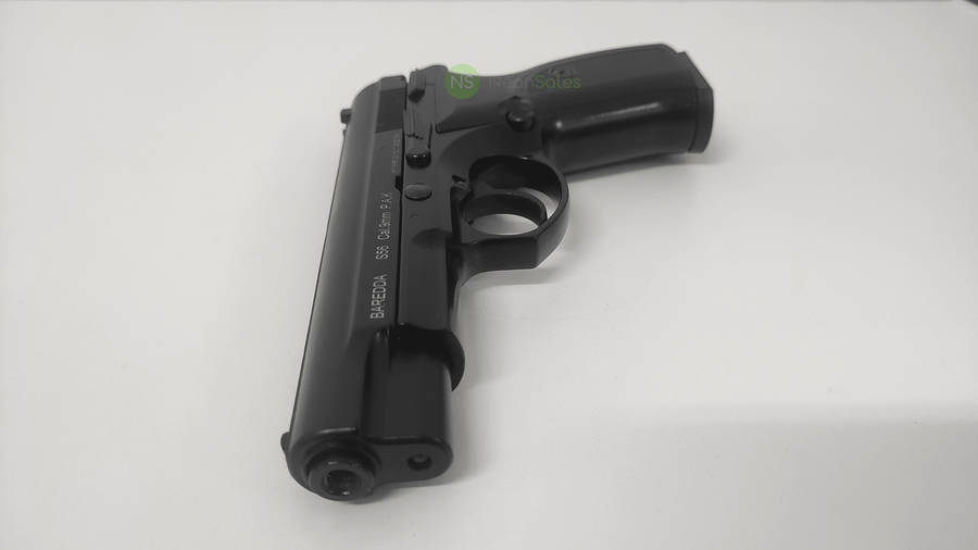 BAREDDA S56 BLACK BLANK/PEPPER GUN COMBO + 10 BLANKS & HOLSTER