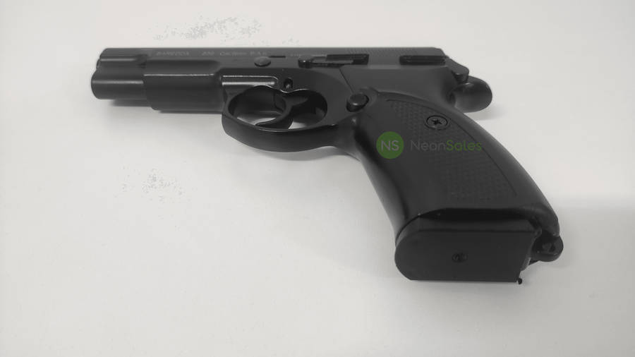BAREDDA S56 BLACK BLANK/PEPPER GUN COMBO + 10 BLANKS & HOLSTER