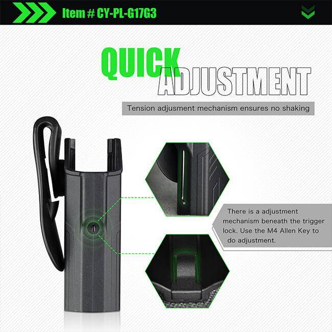 CYTAC R-DEFENDER LIGHT-BEARING G4 - GLOCK 17,22,31