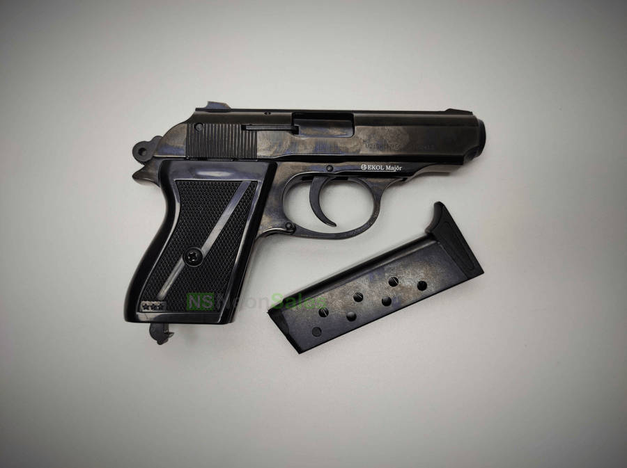 EKOL MAJOR (PM REPLICA) COMPACT BLANK GUN - BLUED