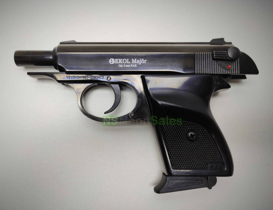 EKOL MAJOR (PM REPLICA) COMPACT BLANK GUN - BLUED