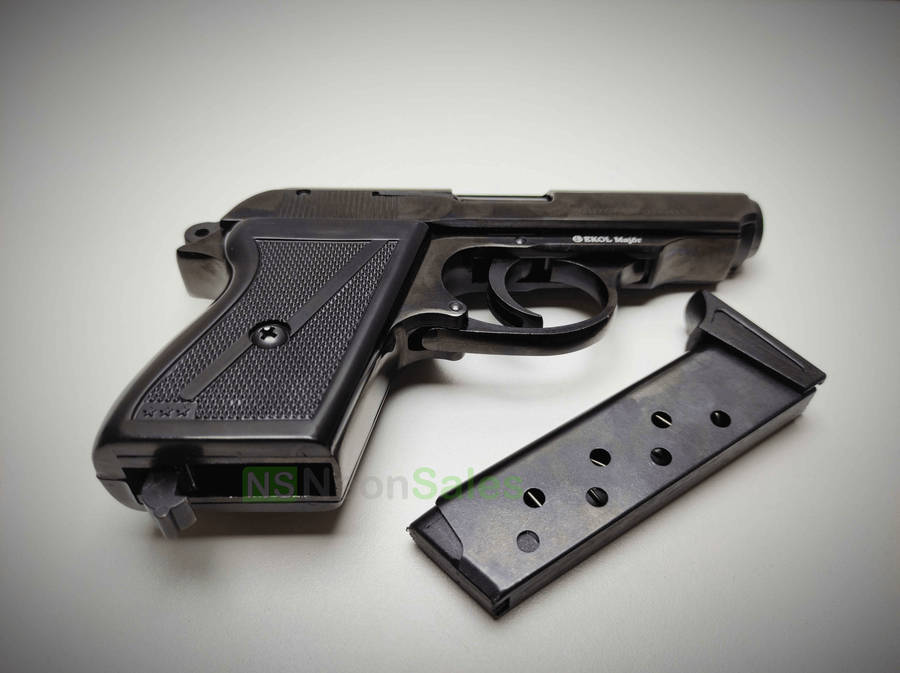 EKOL MAJOR (PM REPLICA) COMPACT BLANK GUN - BLUED