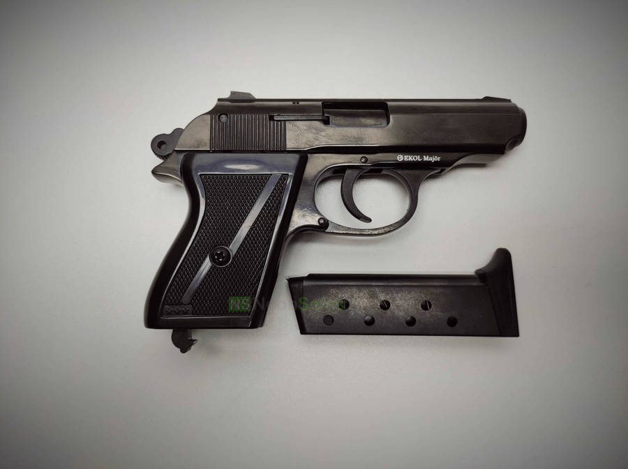 EKOL MAJOR (PM REPLICA) COMPACT BLANK GUN - BLUED