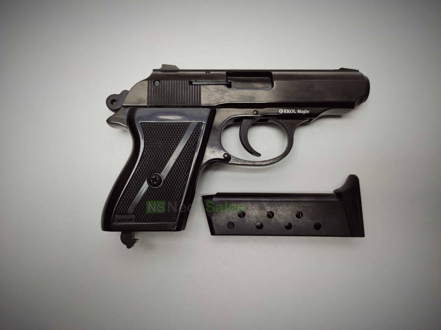 EKOL MAJOR (PM REPLICA) COMPACT BLANK GUN - BLUED