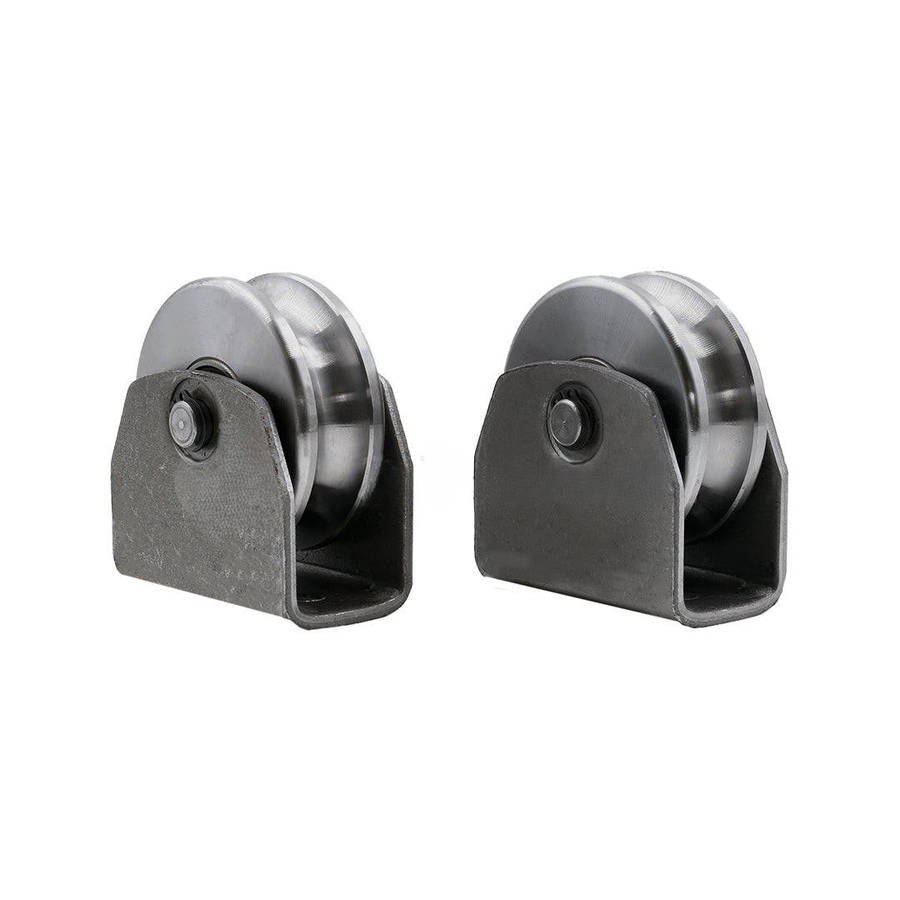 GATE WHEEL KIT U PROFILE  - 80MM