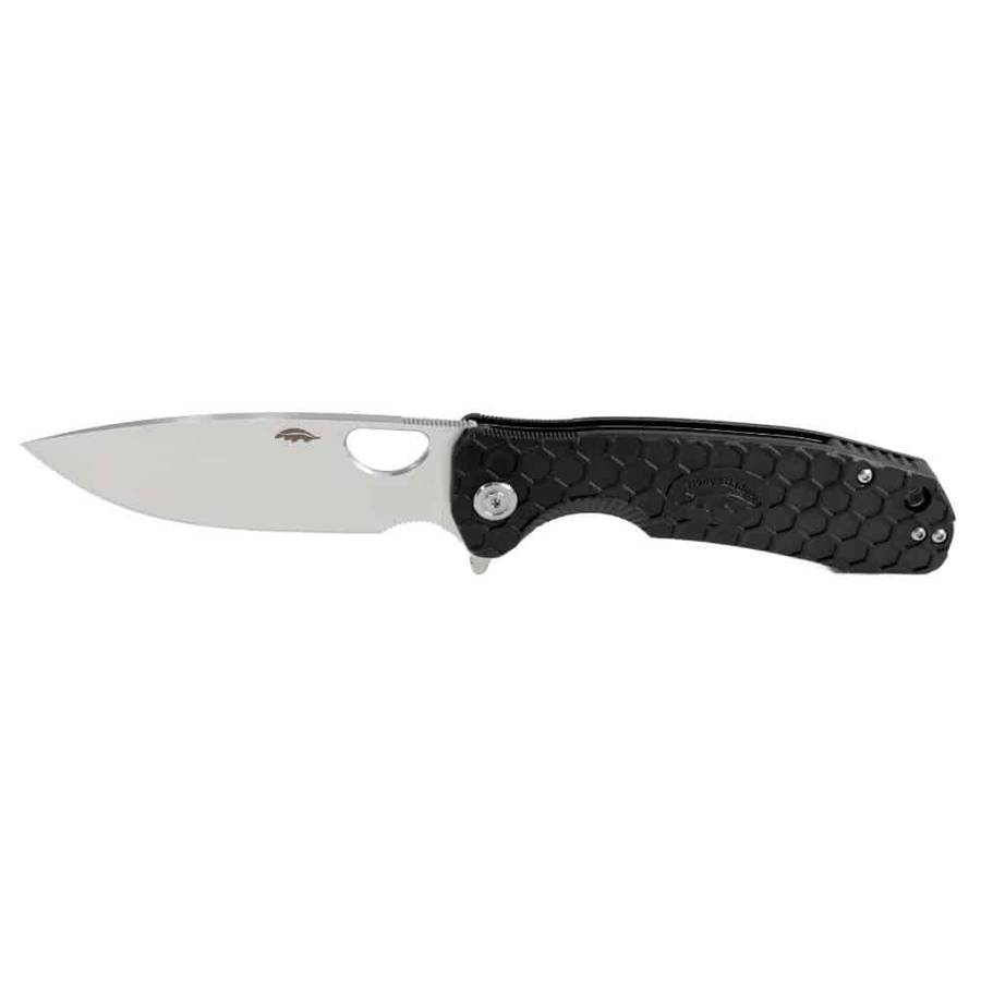 HONEY BADGER SPEAR-POINT FLIPPER - SMALL BLACK