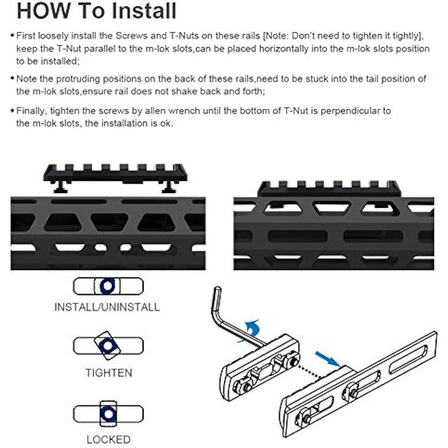 M-LOK TO PICATINNY ADAPTER, 5 SLOT