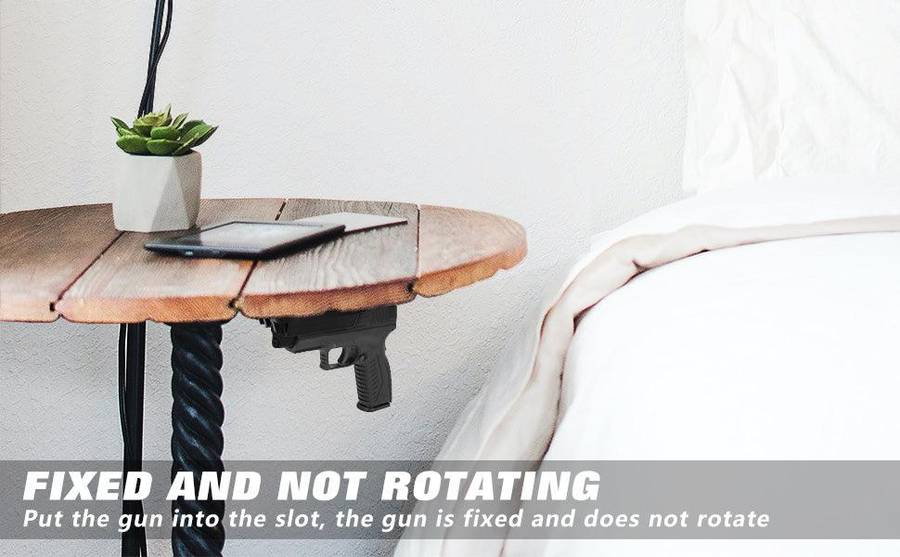 MAGNETIC PISTOL RETAINER /  PUSH-N-COCK BRACKET