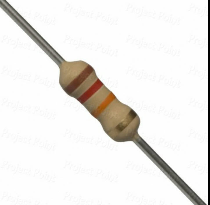 RESISTOR CARBON 12K 1% 0.25W